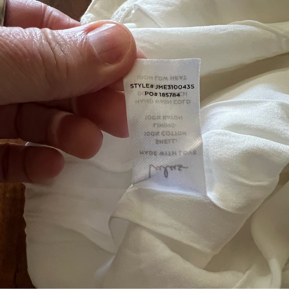 Lulus Truly Lovable Ivory Eyelet Embroidered Wrap Mini Skirt size XL - Picture 10 of 12